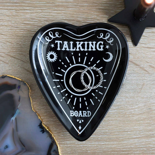 Ouija Talking Board Planchette Schmuckschale, Schwarz