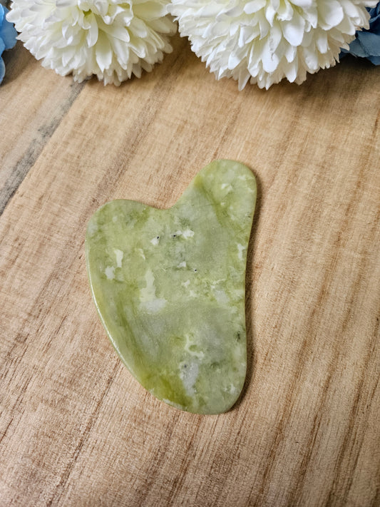 Grüne Jade Gua Sha (8jad)