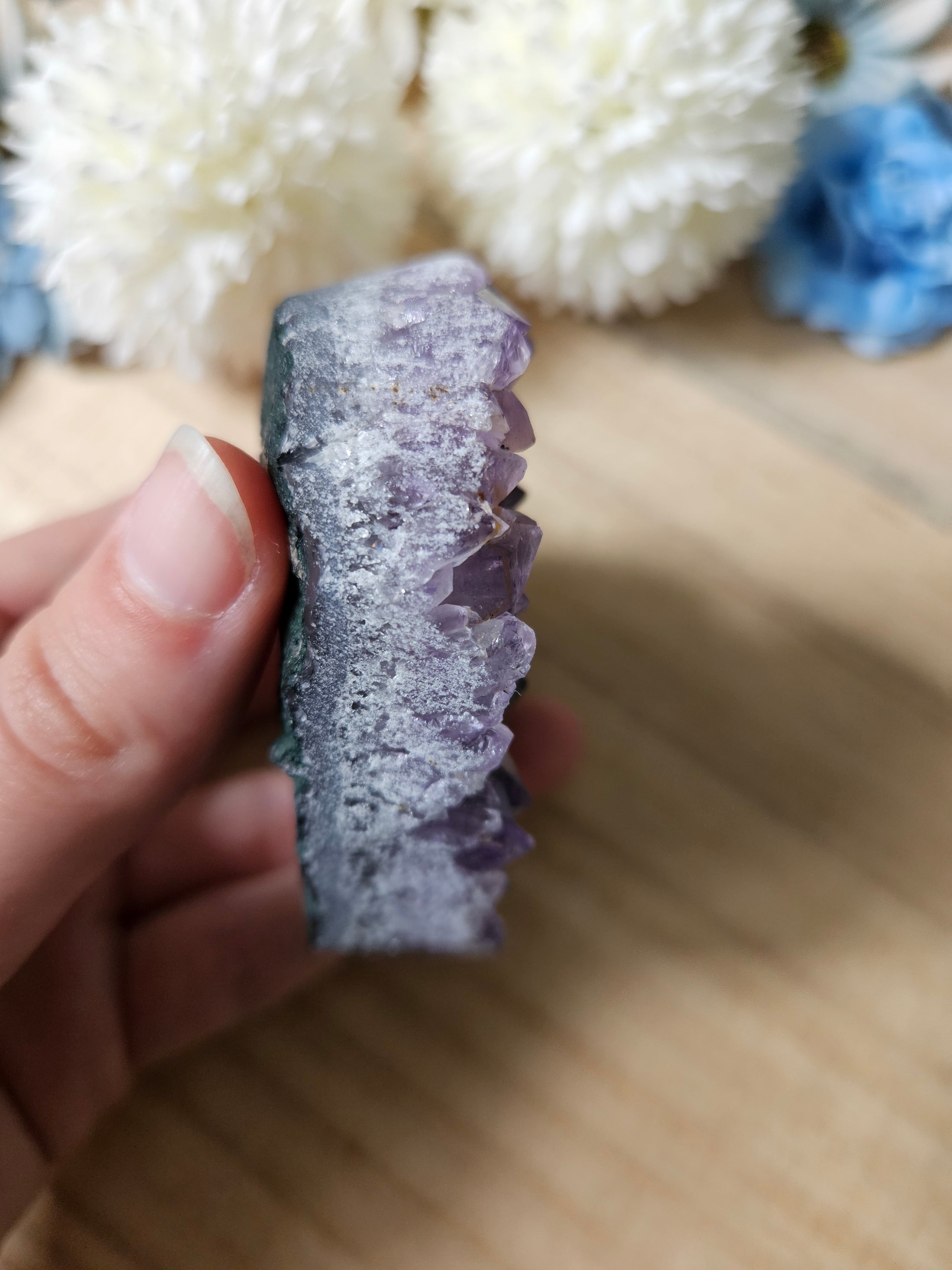 Großes druzy Amethyst Herz (35amh)