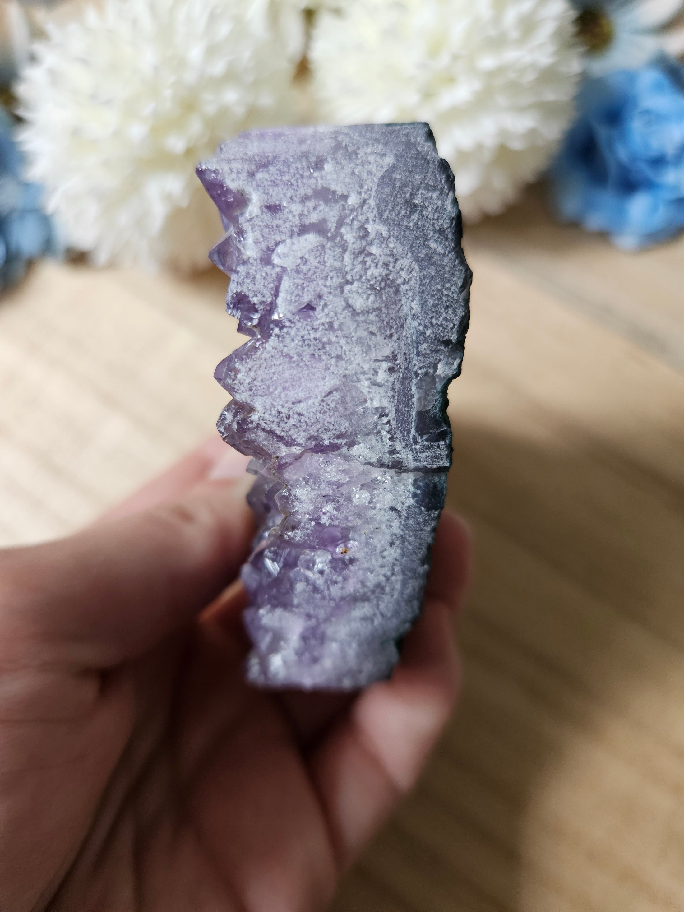 Großes druzy Amethyst Herz (35amh)