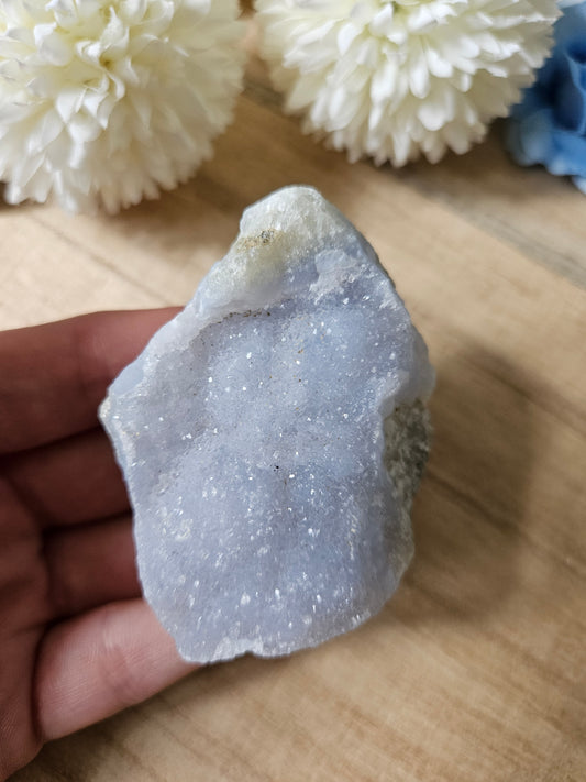 Blauer Chalcedon (10hi)