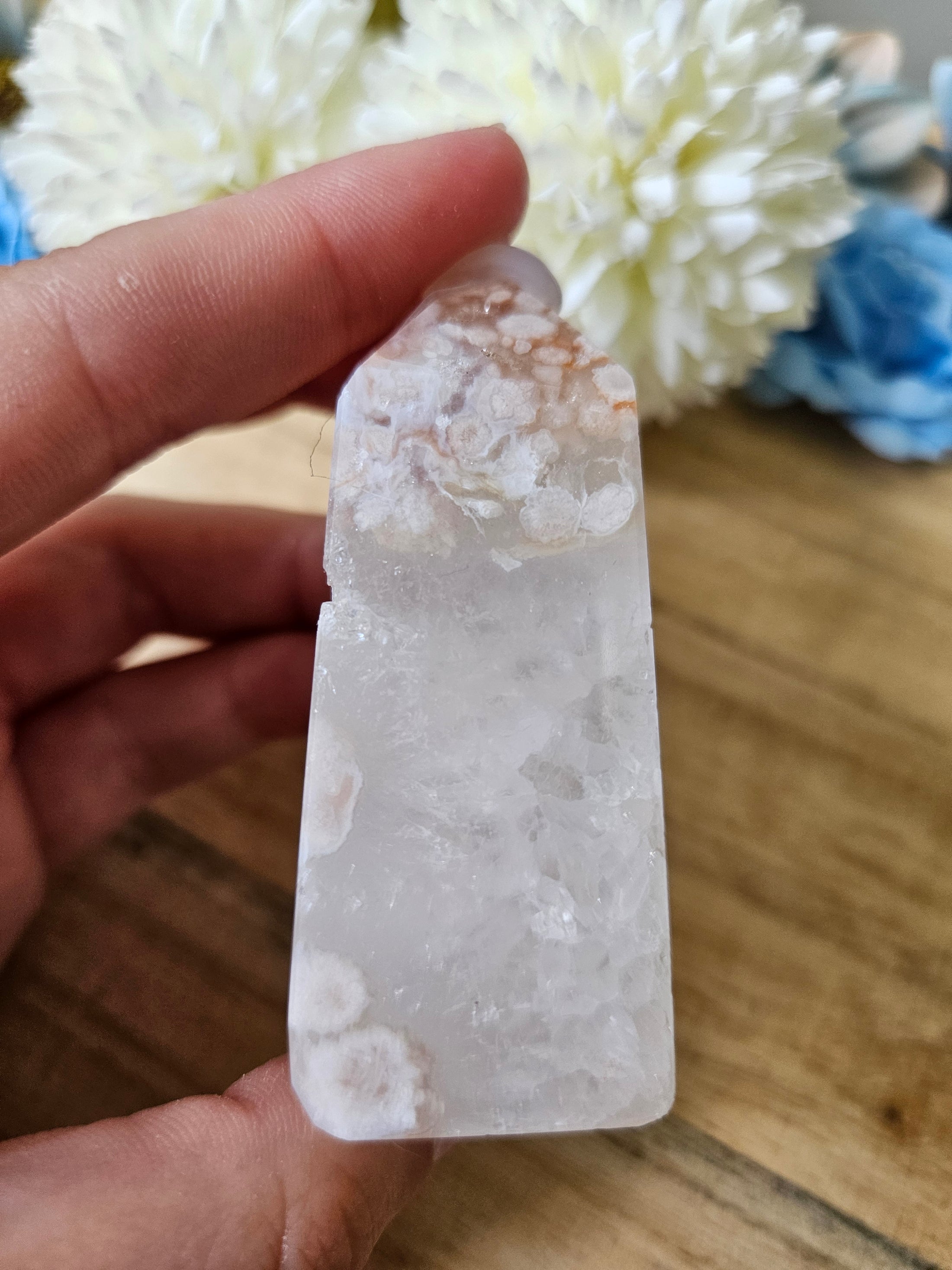 Druzy Blumenachat Turm (19e)