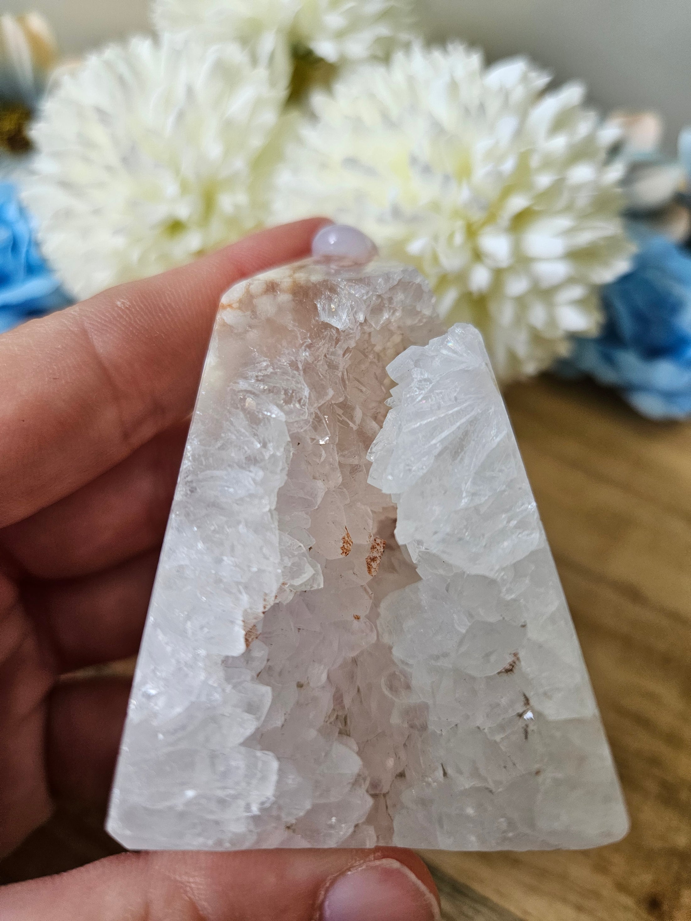 Druzy Blumenachat Turm (19e)