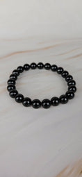 Bild in Galerie-Betrachter laden, Obsidan Kugel Armband (8mm)
