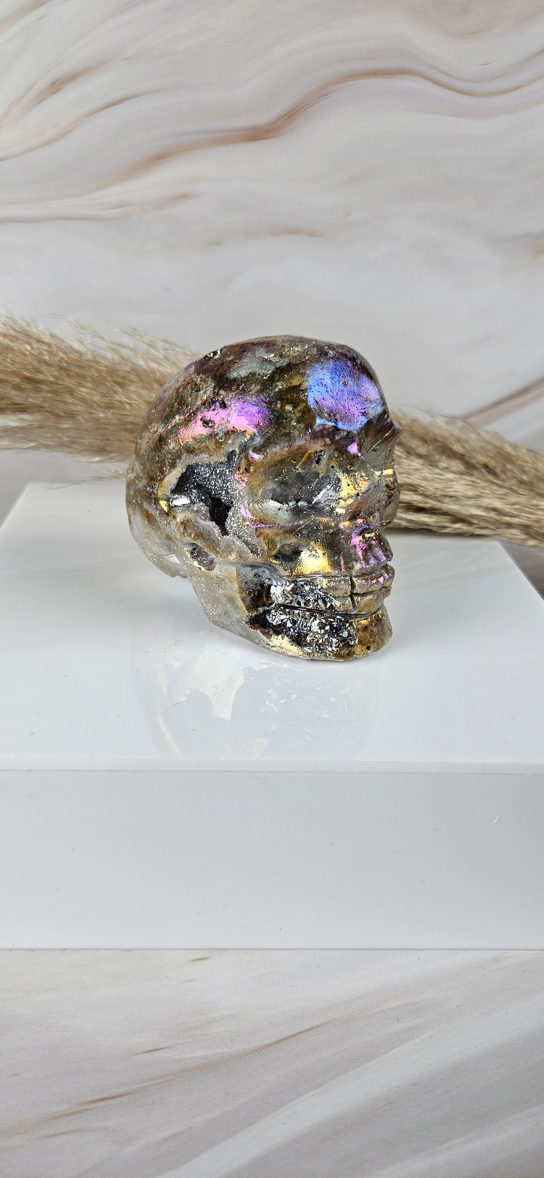 Sphalerit Angel Aura Totenkopf (55sph)