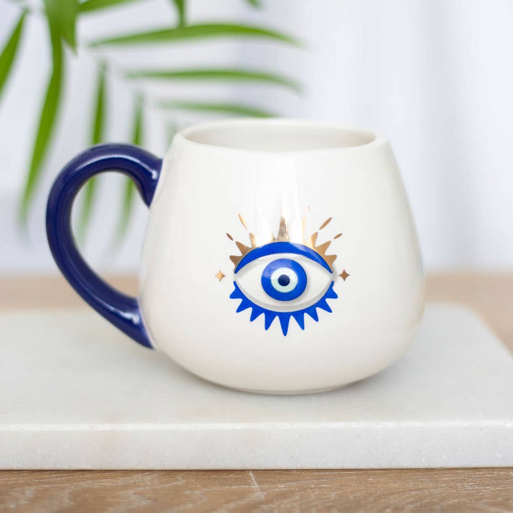 Abgerundeter Becher mit All Seeing Eye