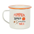 Bild in Galerie-Betrachter laden, Pumpkin Spice Autumn Fall Emaille-Tasse
