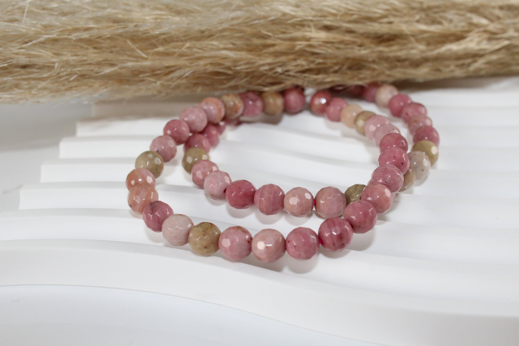 Faccetiertes Rhodochrosit Armband (10ro)