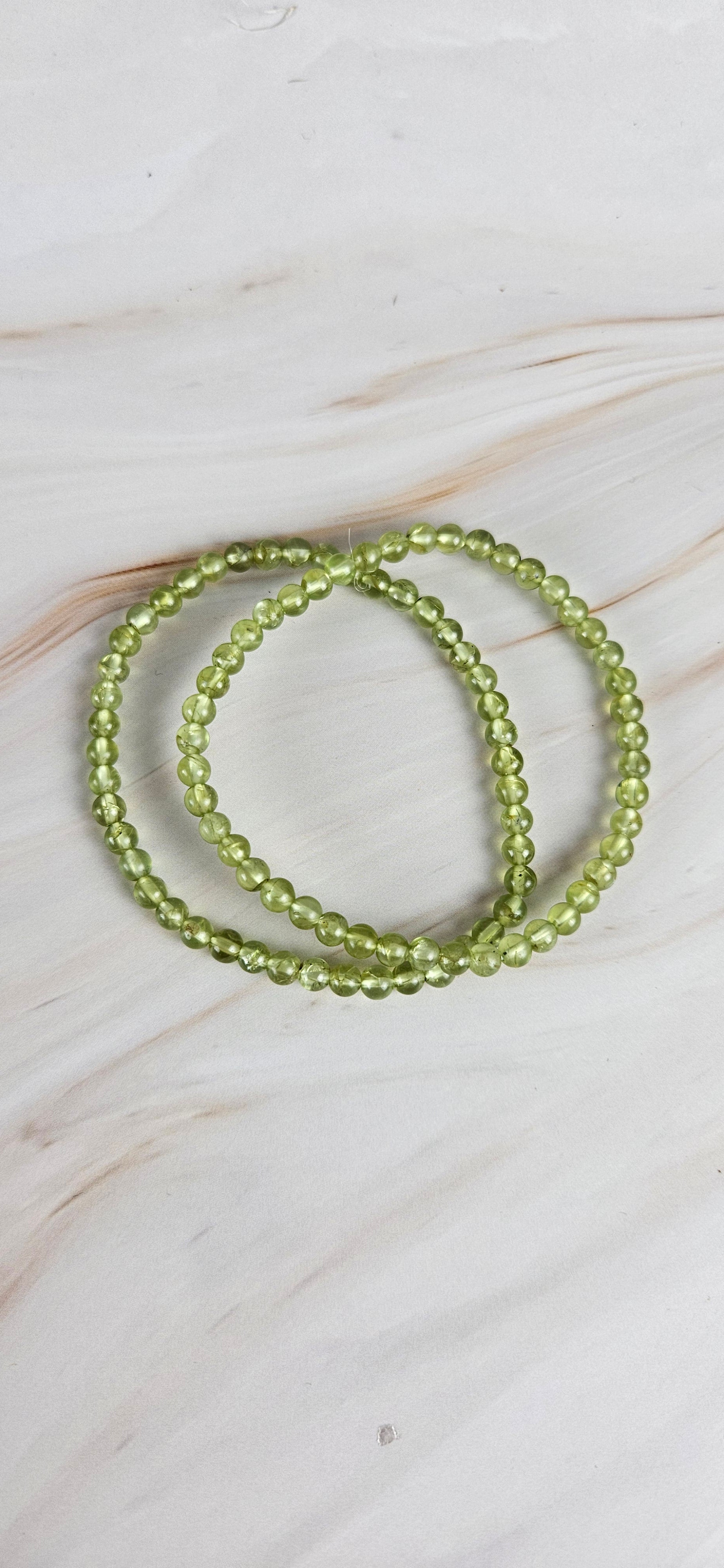 Peridot Kugelarmband (28per)