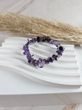 Bild in Galerie-Betrachter laden, Amethyst Splitterarmband Dunkel (8thy)
