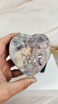 Bild in Galerie-Betrachter laden, Druzy Pink Amethyst Herz (52oo)
