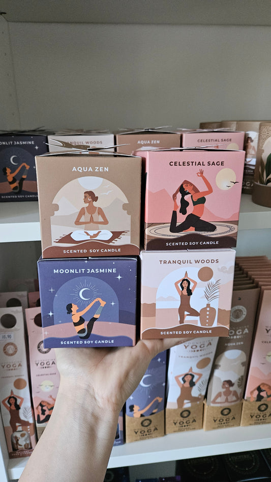 Moonshine Yoga Kerze in verschiedenen Düften (Klein)