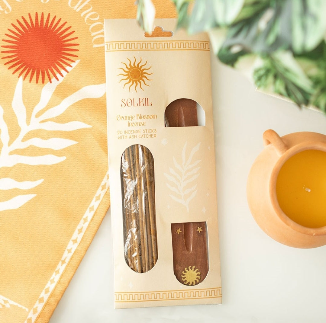 Soleil Orangenblüten-Räucherstäbchen-Geschenkset