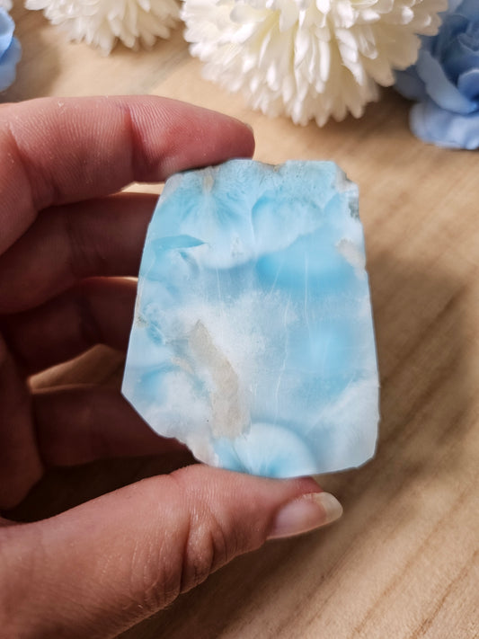 Polierte Larimar Slab (48arr)