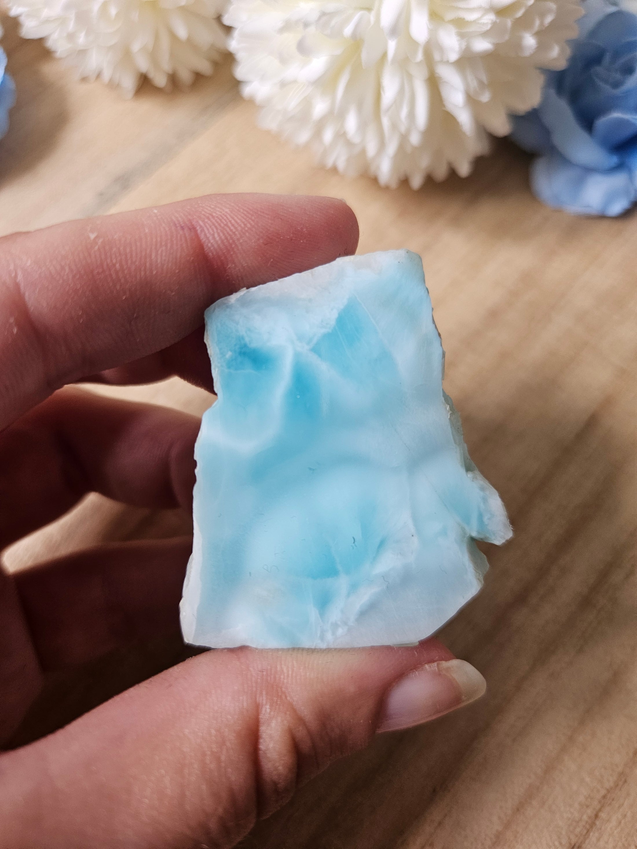 Polierte Larimar Slab (45lar)